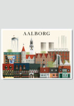 aalborg postkort by Martin Schwartz