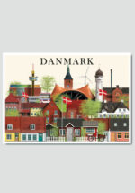 Danmark postkort by Martin Schwartz