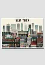 New York postkort by Martin Schwartz