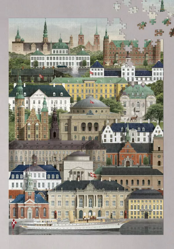 Det kongelige Danmark (1000 brikker) - Image 2