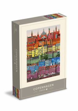 Copenhagen regnbuepuslespil (1000 brikker)