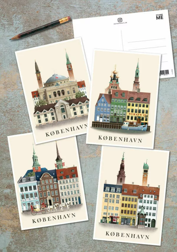 København postkort XII (A6) - Image 3