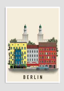 Berlin postcard by Martin Schwartz