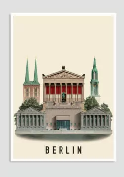 Berlin postcard by Martin Schwartz