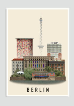 Berlin postcard by Martin Schwartz