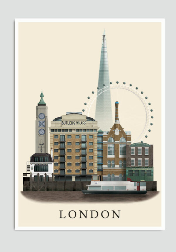 London postcard by Martin Schwartz