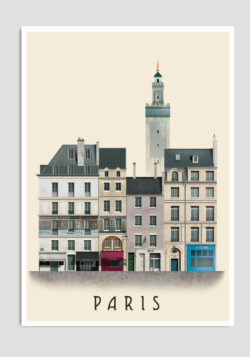 Paris postcard by Martin Schwartz