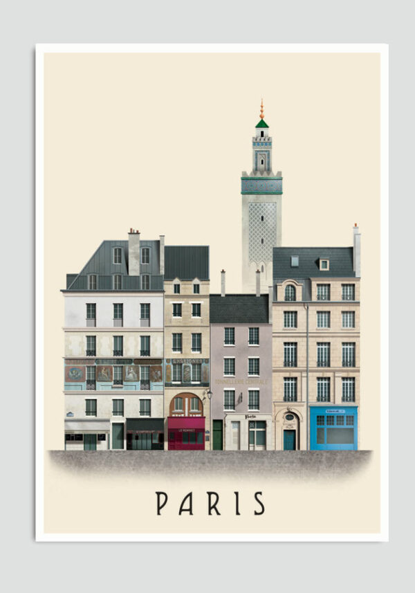 Paris postcard by Martin Schwartz