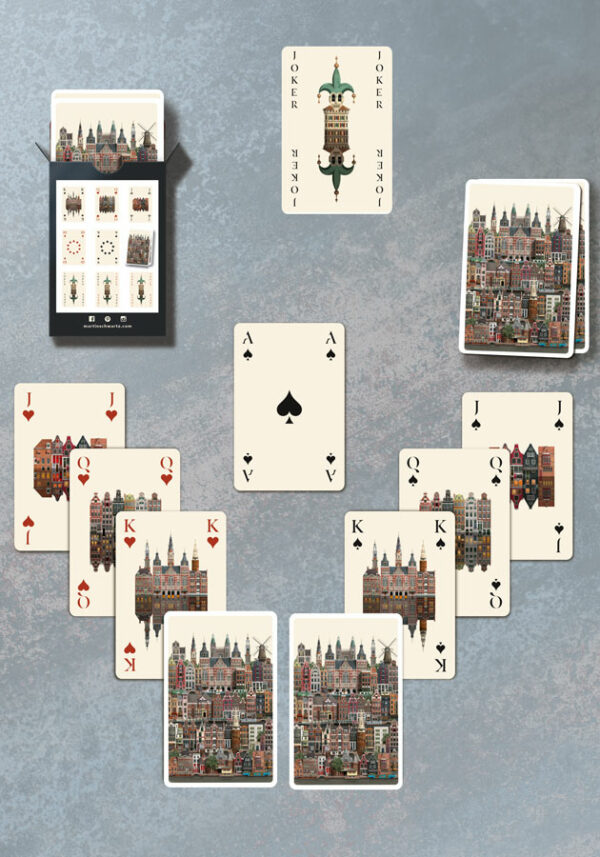1 sæt Amsterdam spillekort - Image 3