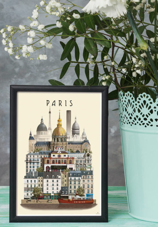 Paris A4 print - Image 2